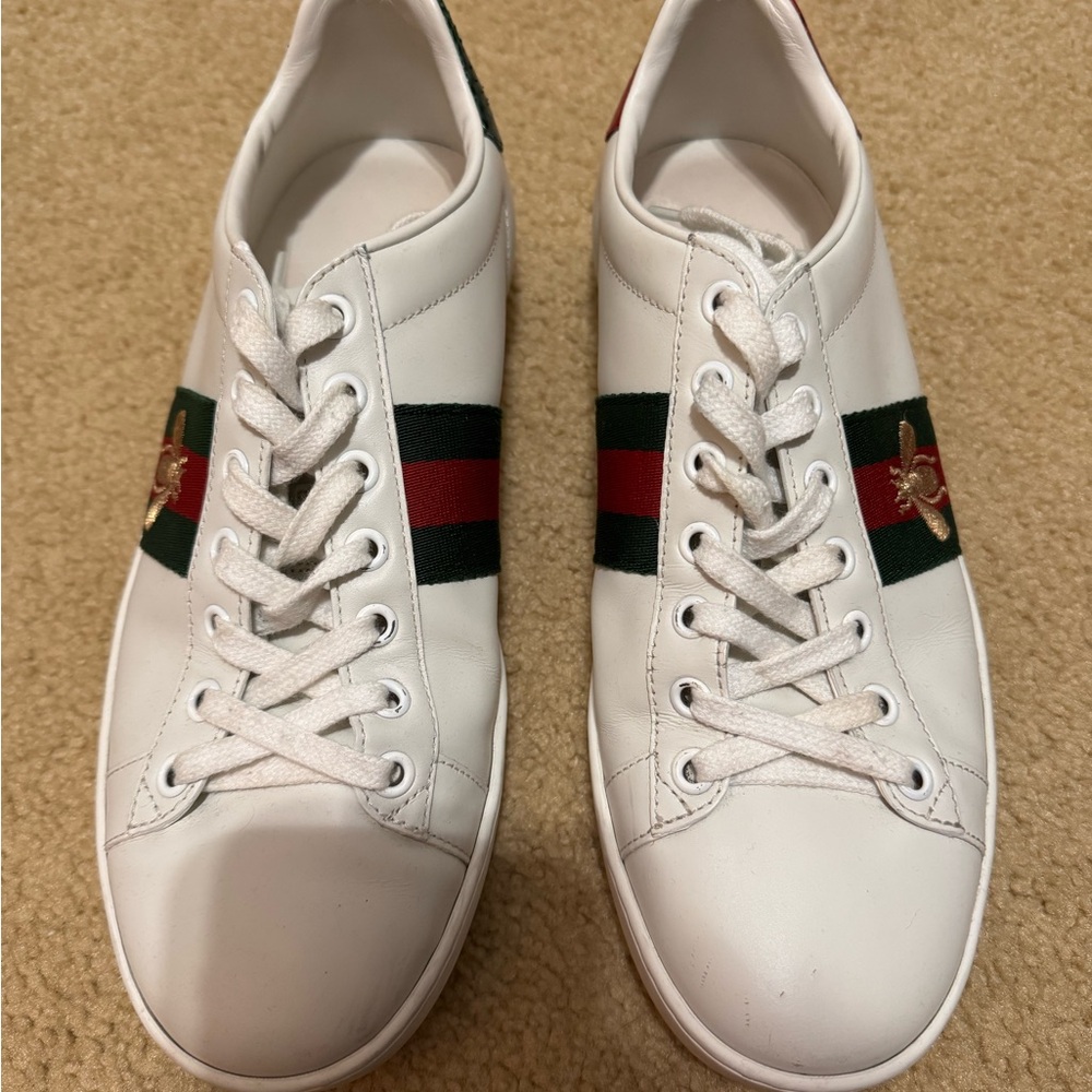 Gucci shoes Red and Green Stripe